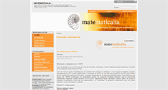 Desktop Screenshot of matematicalia.net